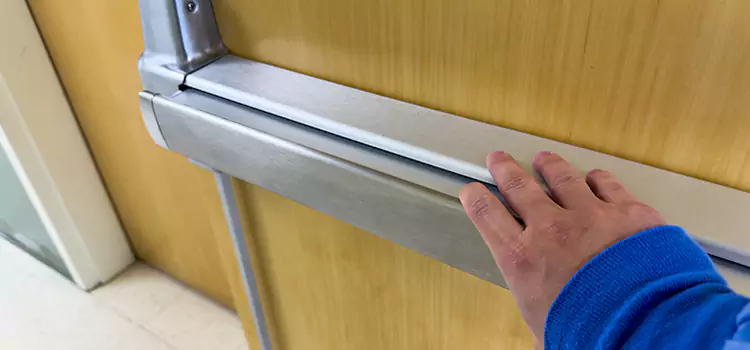 Installing a Push Bar on a Door Smyrna